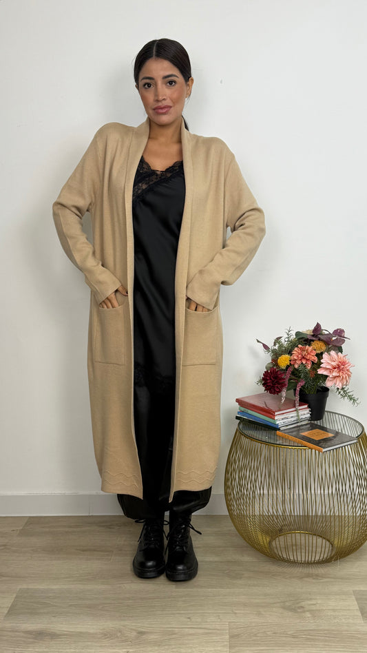 Cardigan Lungo Aperto