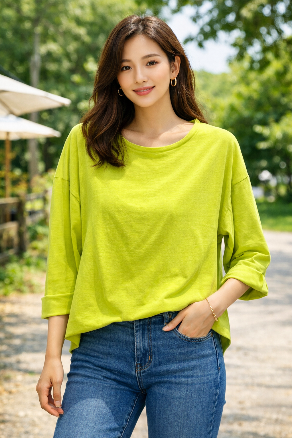 Maglia Over Cotone Wendy Trendy