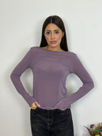 Maglietta Misto Cashmere Over