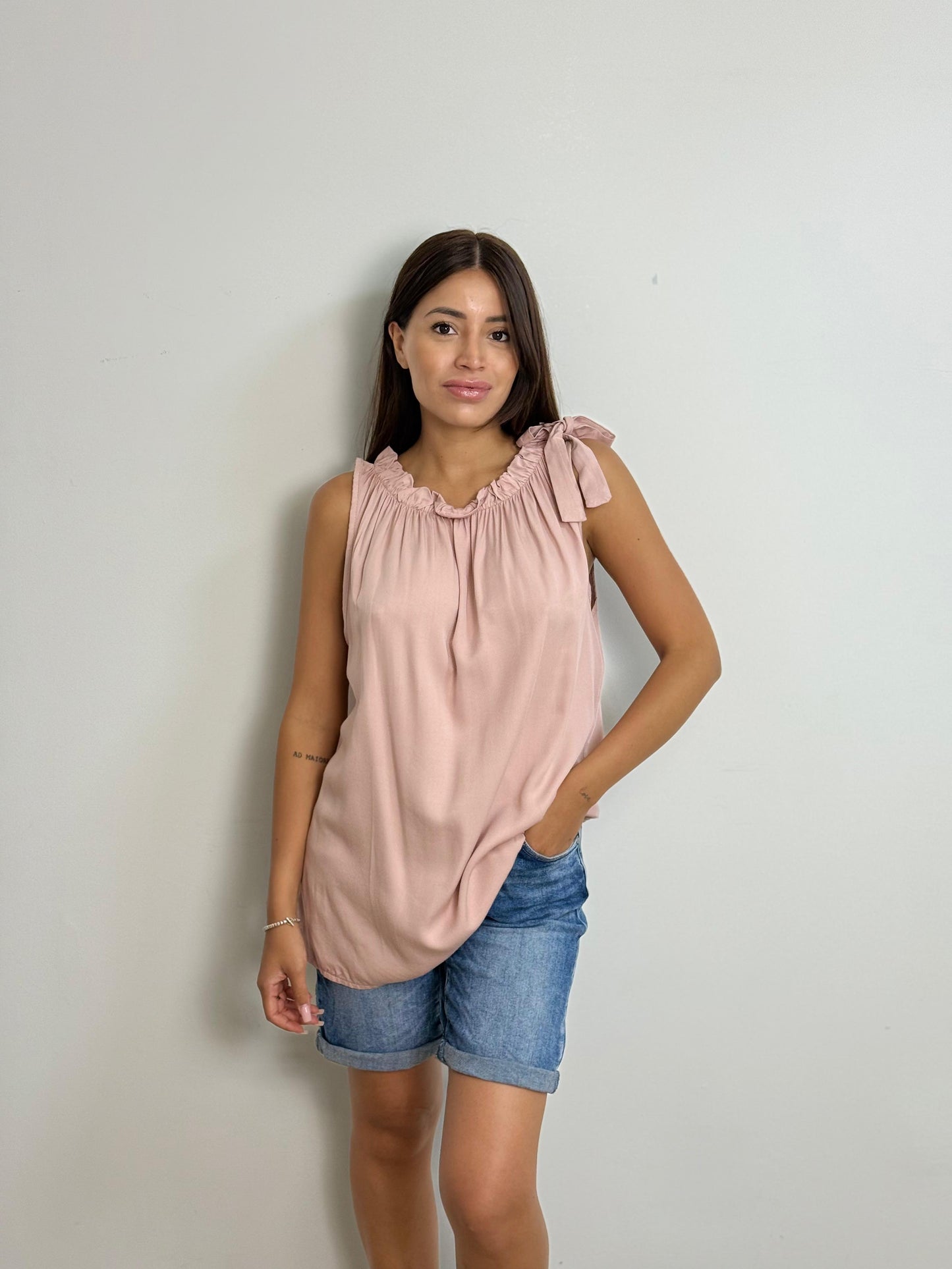 Canotta con fiocco Ilaria