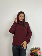 Pulllover con cappuccio Lumina
