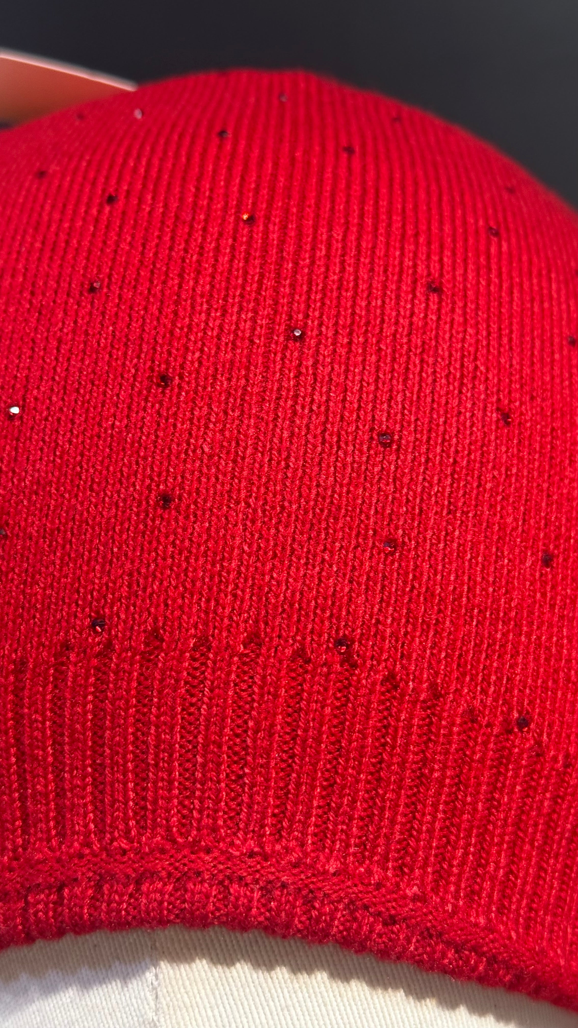 Cappello con Glitter Misto Cashmere