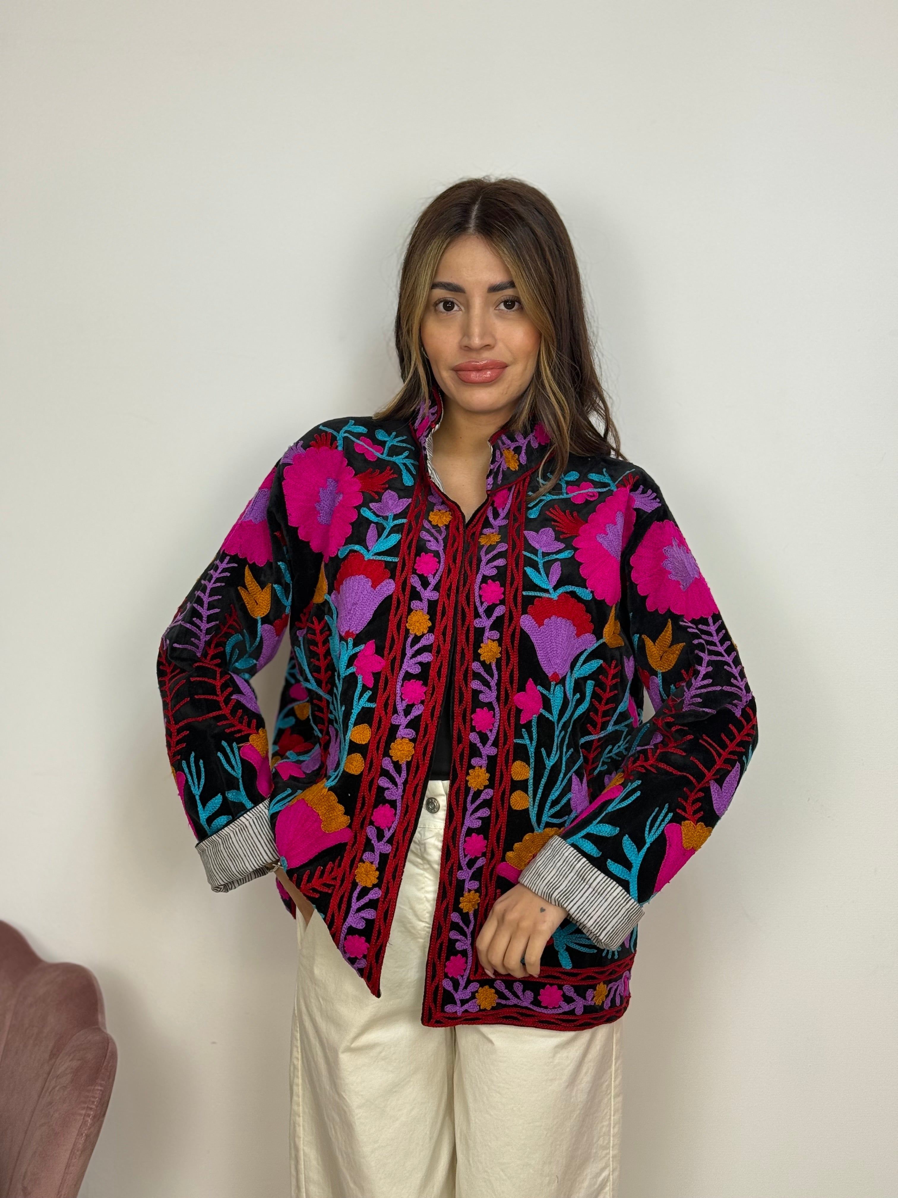 Giacca etniche ricamate