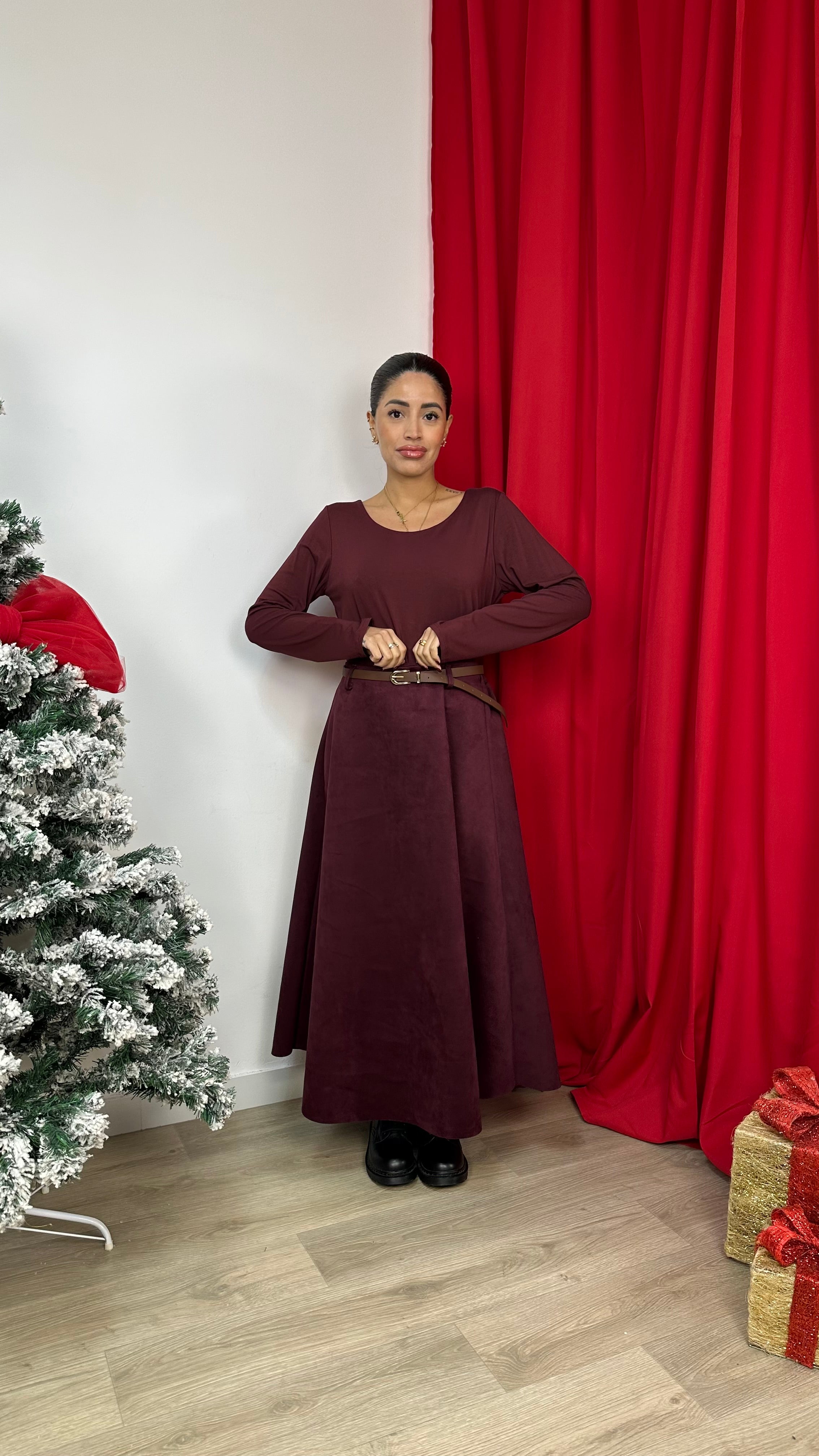 Gonna in Camoscio Svasato