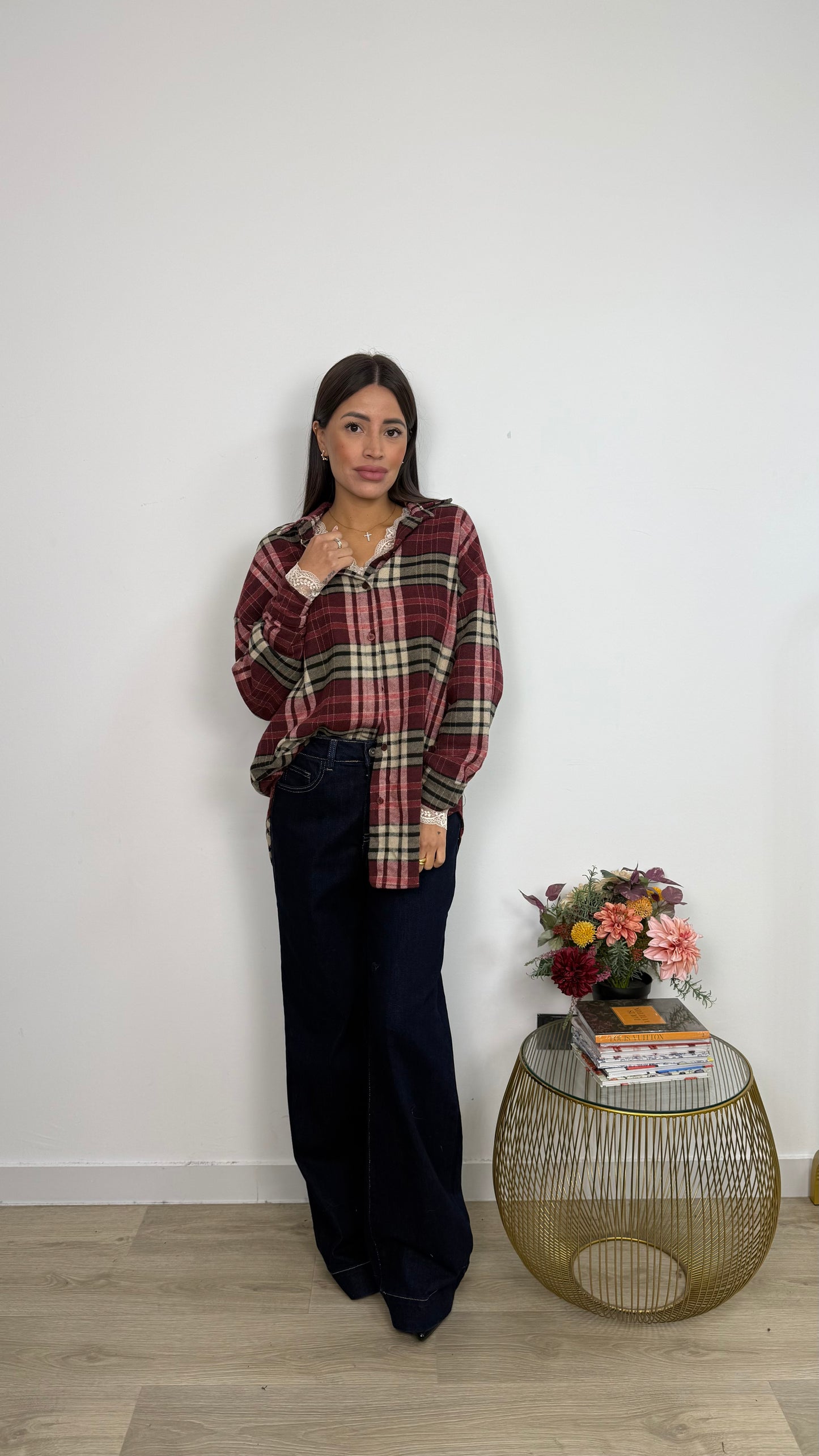 Camicia Over a Quadretti