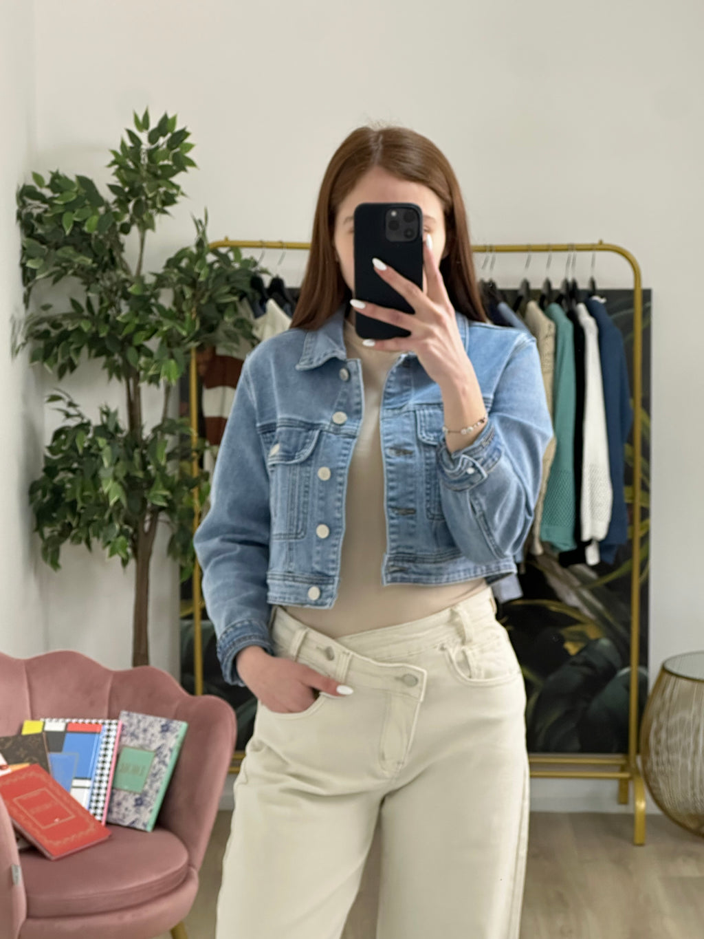 Giacca Denim Corta