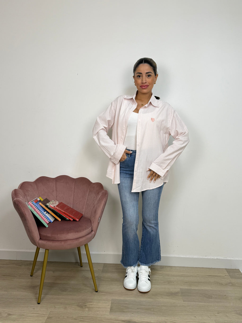 Camicia Over con Cuore Laterale