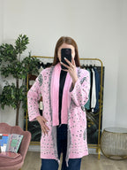 Cardigan Jacquard Etnico
