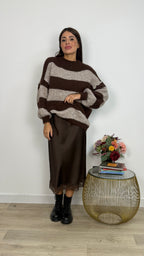 Maglione Morbido a Righe