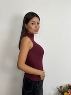 Canotta in Maglia a Costine