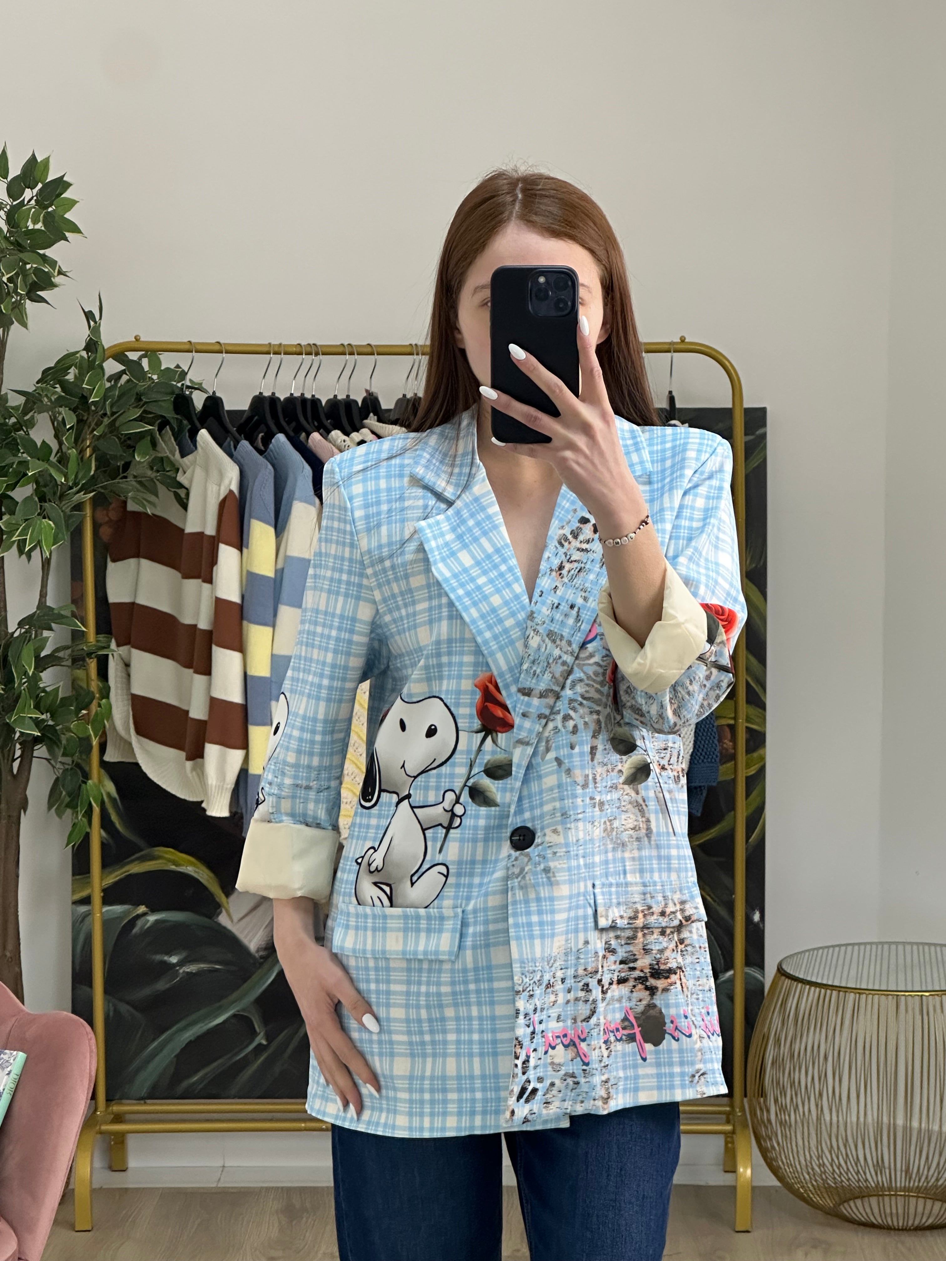 Giacca Spallone  con Design