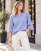 Maglia con Frange alle Maniche