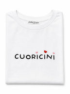 Maglietta Classic con le Scritte Ricamati