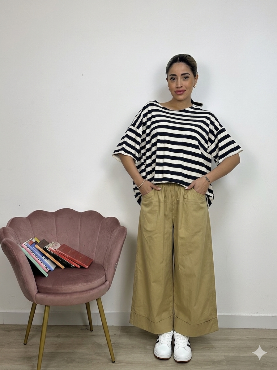 Pantalone con Risvolto Wendy Trendy