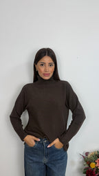 Maglione a Collo Mock