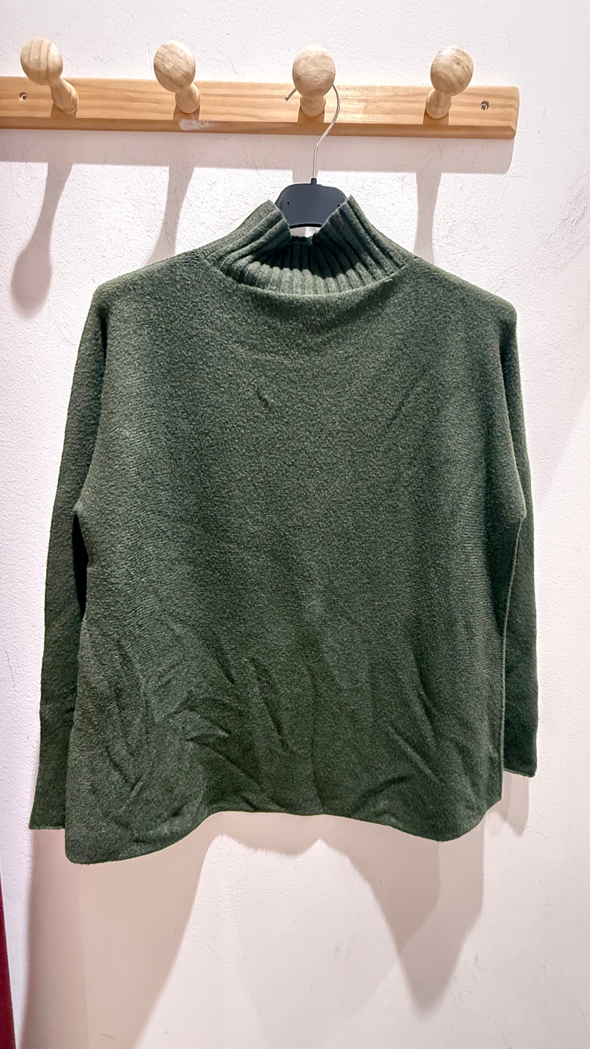 Maglione a Collo Mock