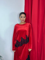 Maglia in ciniglia con pizzo