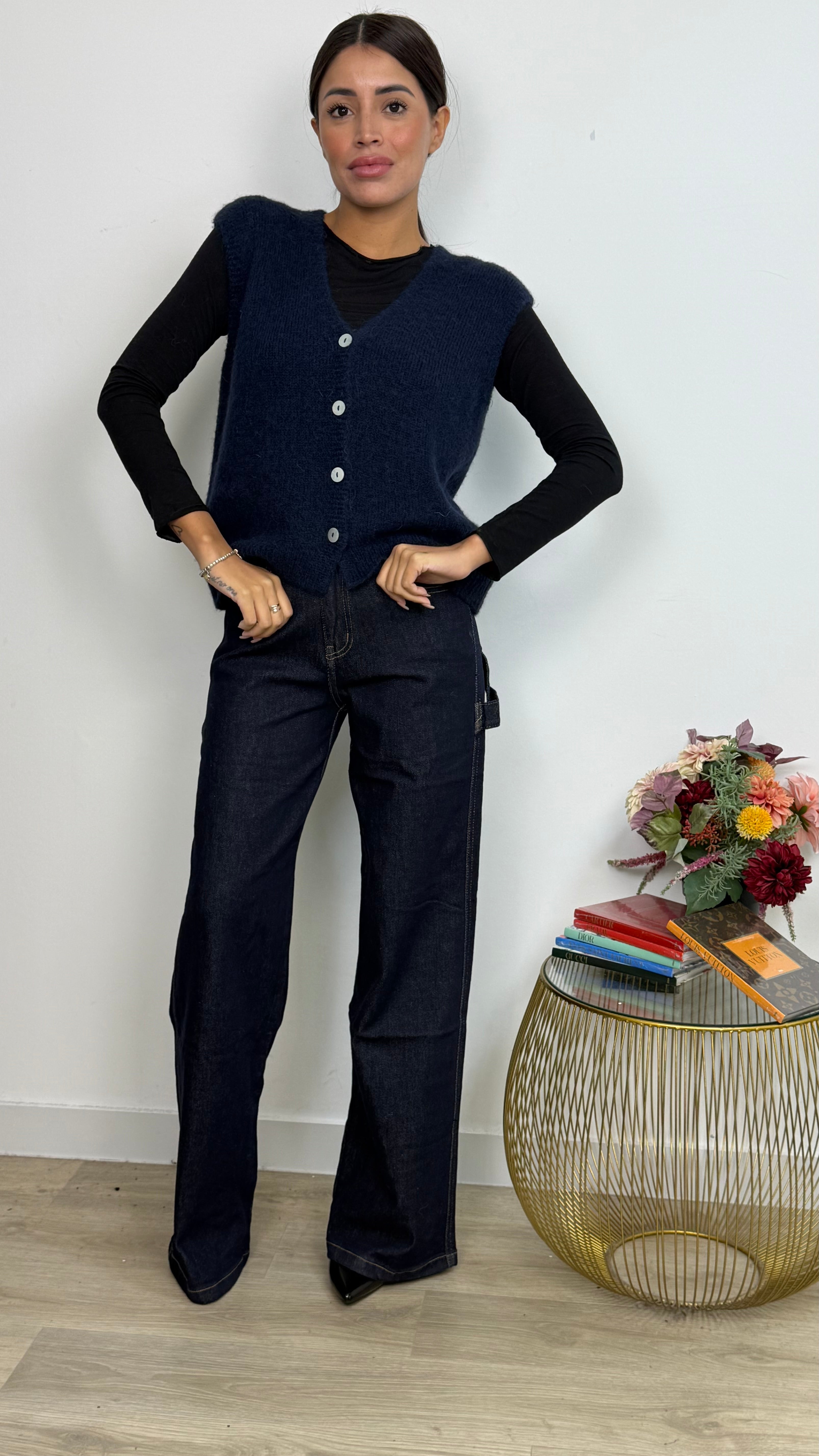 Gilet con Bottoni