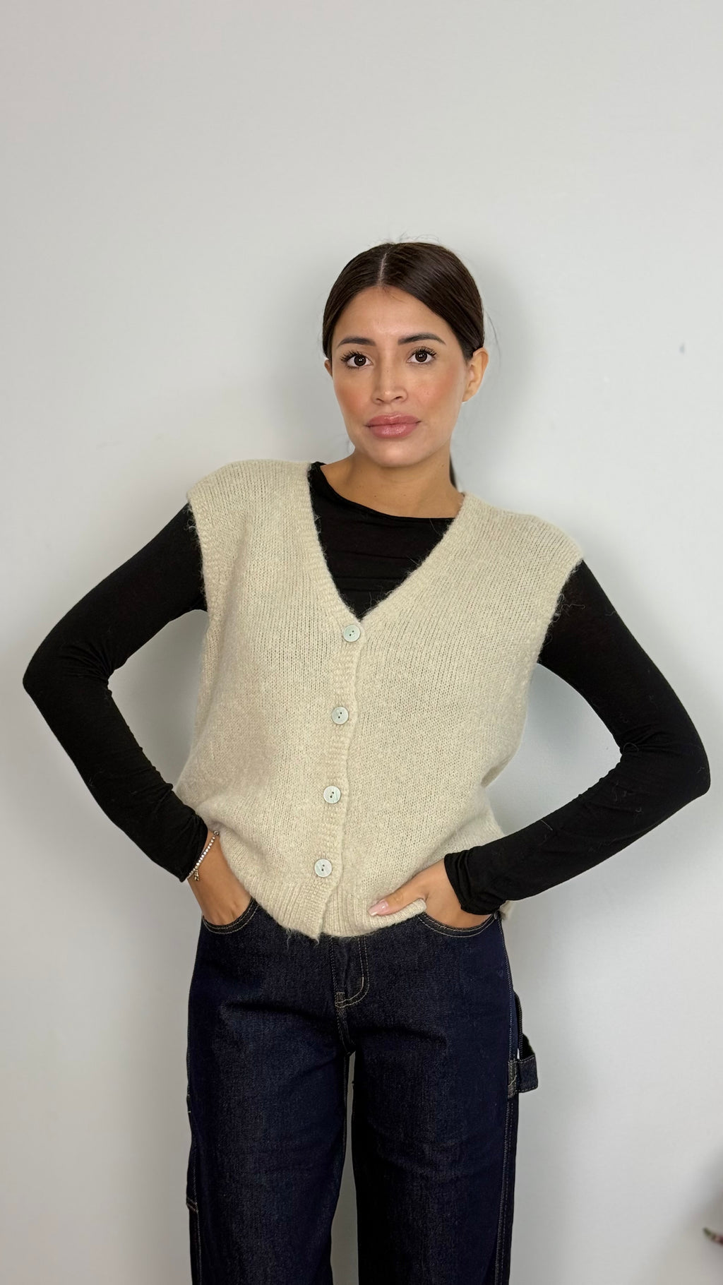 Gilet con Bottoni