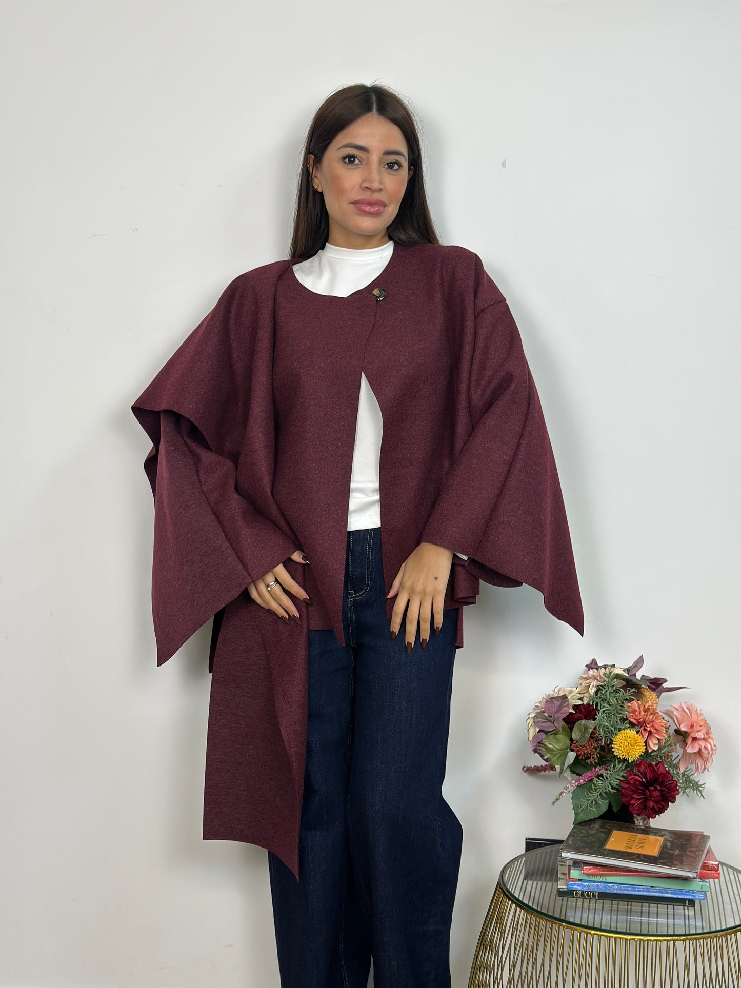 Giacca Mantello in Panno