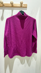 Maglione a Collo Mock