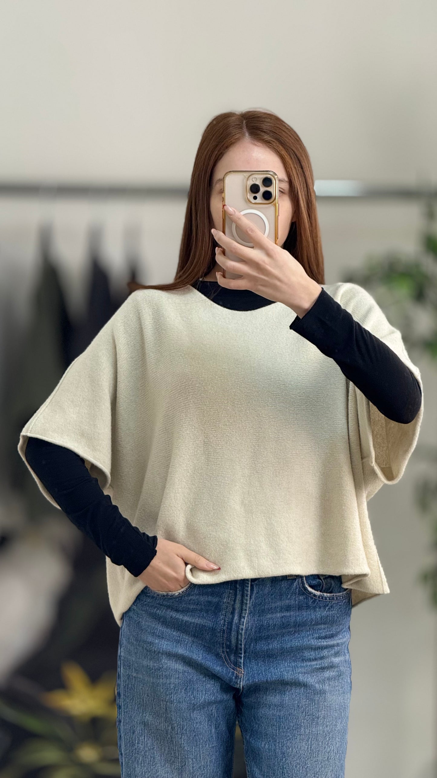 Maglione Manica Tre Quarti