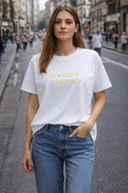 T-Shirt Over with Writes Ricamato 1.0