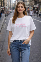 T-Shirt Over with Writes Ricamato 1.0
