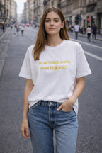 T-Shirt Over with Writes Ricamato 2.0