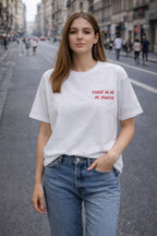 T-Shirt Over with Writes Ricamato 2.0