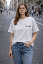T-Shirt Over with Writes Ricamato 2.0