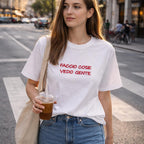 T-Shirt Over with Writes Ricamato 2.0