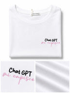 T-Shirt With Writes Ricamata 4.0