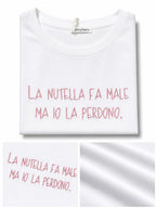 T-Shirt With Writes Ricamata 4.0