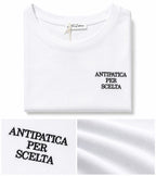 T-Shirt With Writes Ricamata 4.0