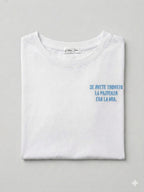 T-Shirt With Writes Ricamata 4.0