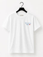 T-Shirt con Writes Ricamata 5.0