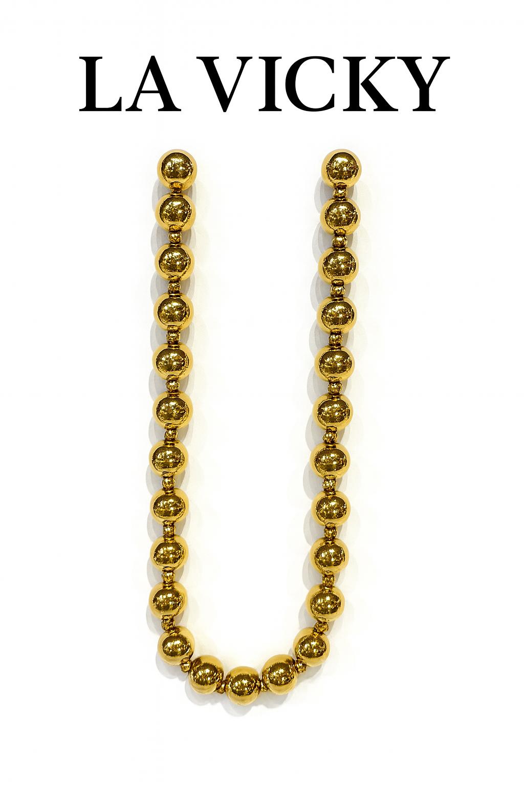 Collana Doppia Pallina