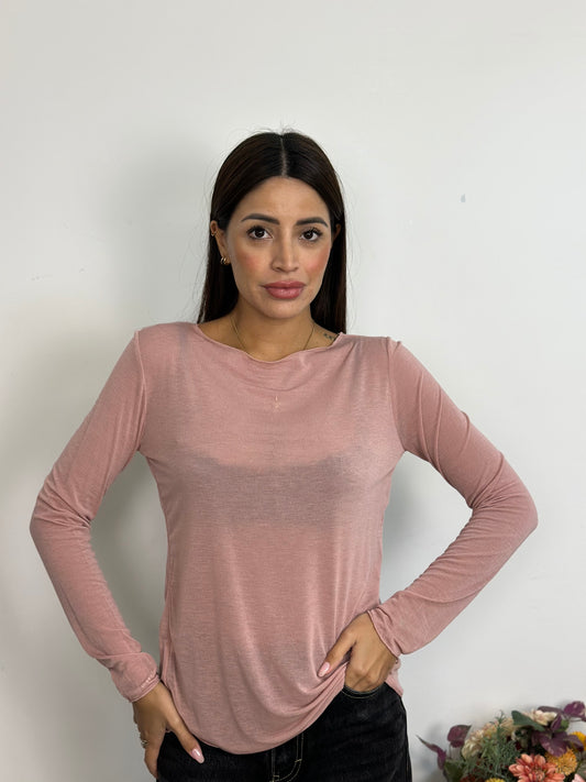 Maglietta Misto Cashmere Over