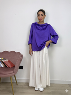 Maglia Scollo ad Anello in Raso