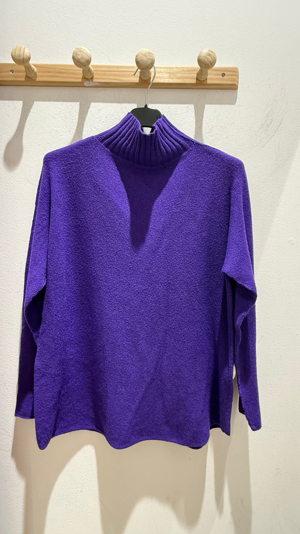 Maglione a Collo Mock