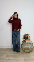Maglione a Collo Mock