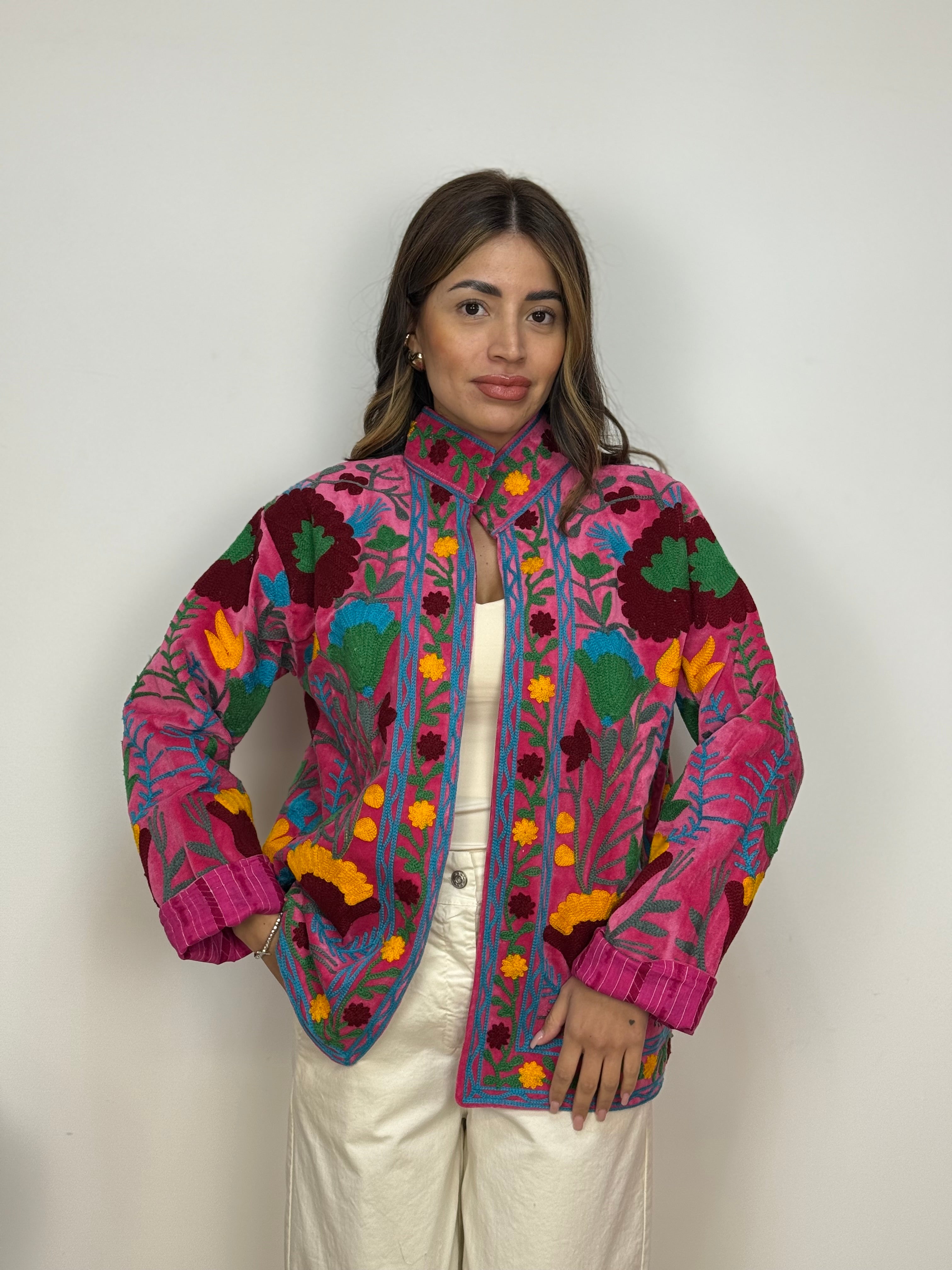 Giacca etniche ricamate
