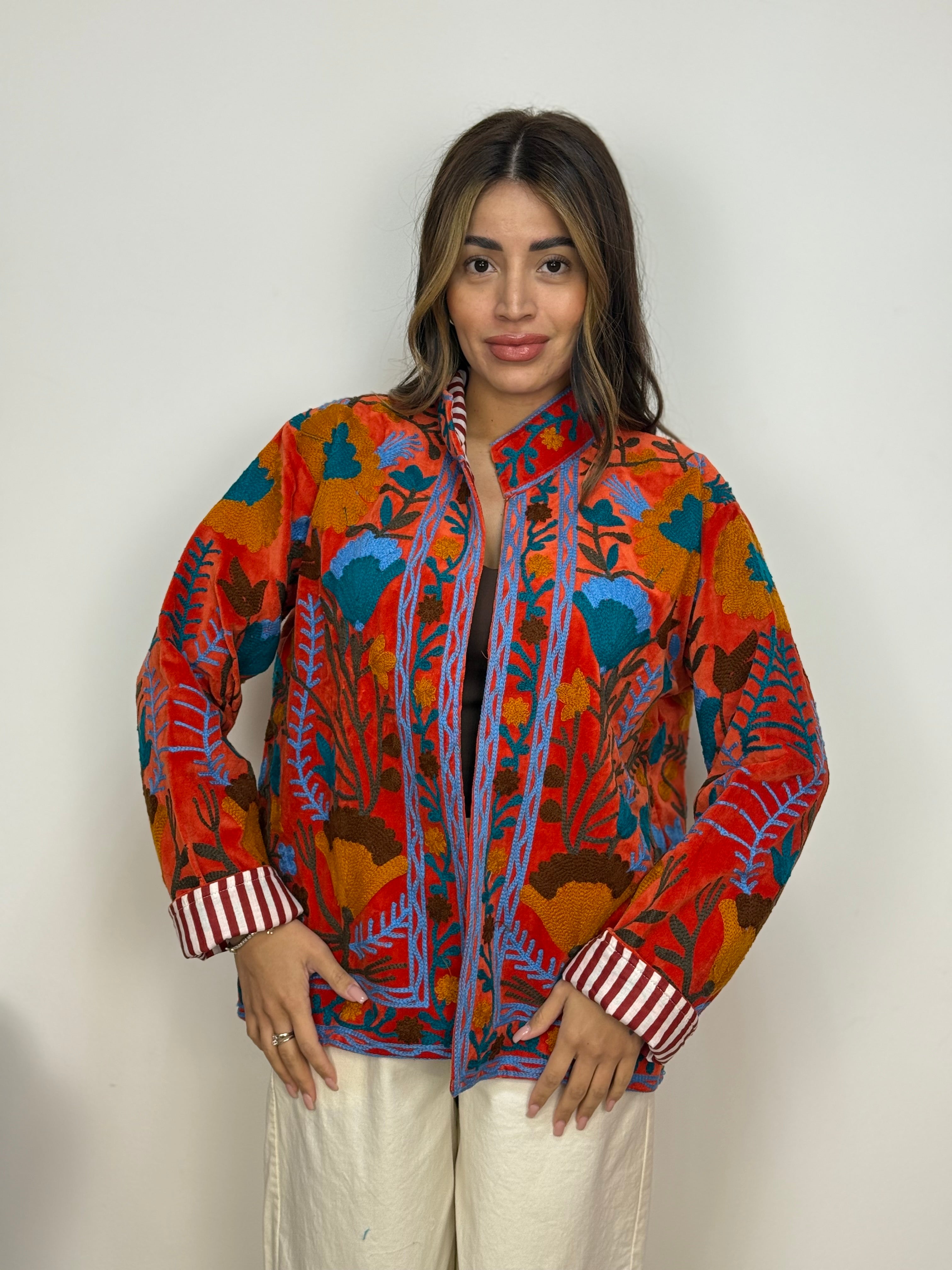 Giacca etniche ricamate