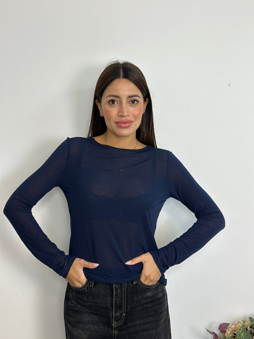 Maglietta Misto Cashmere Over