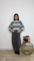 Jeans Ballon Grigio