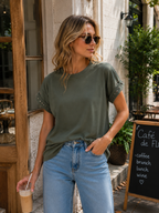 T-Shirt con le Borchie