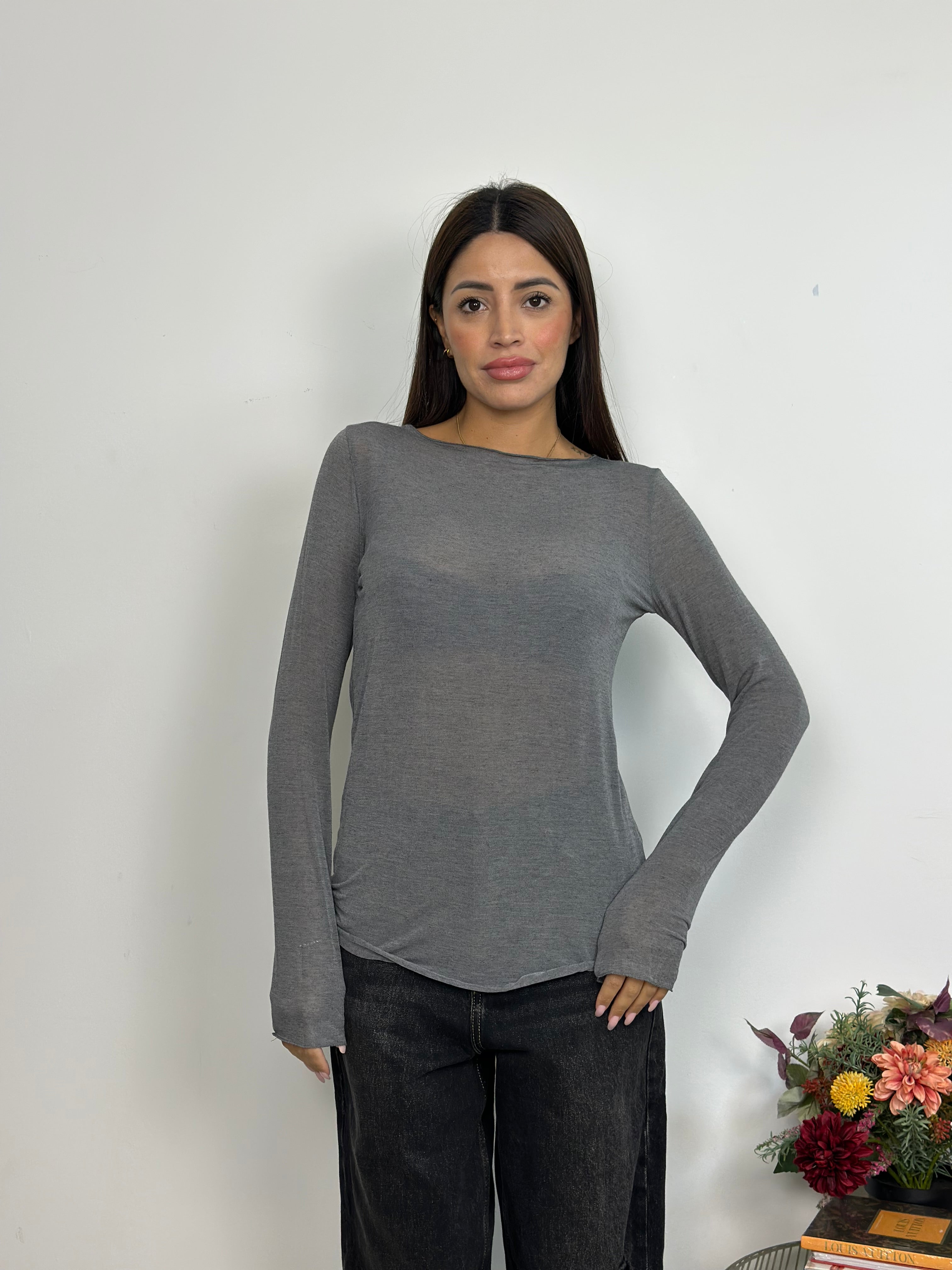 Maglietta Misto Cashmere Over