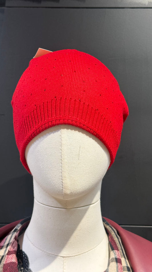 Cappello con Glitter Misto Cashmere