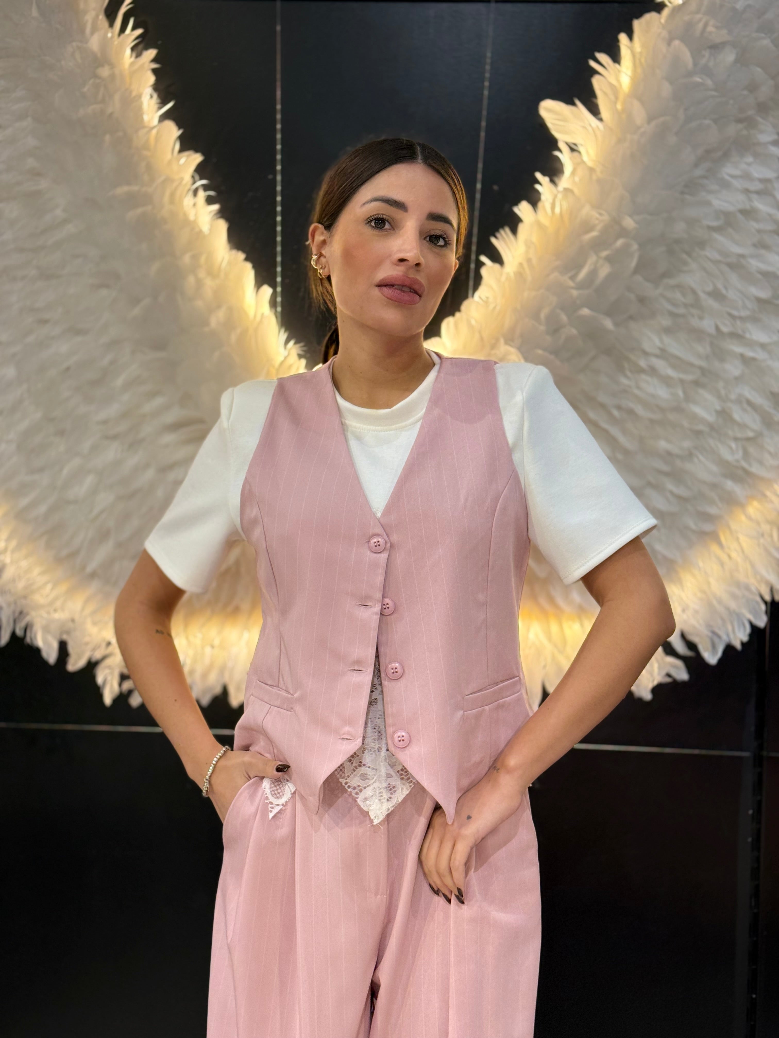 Gilet gessato